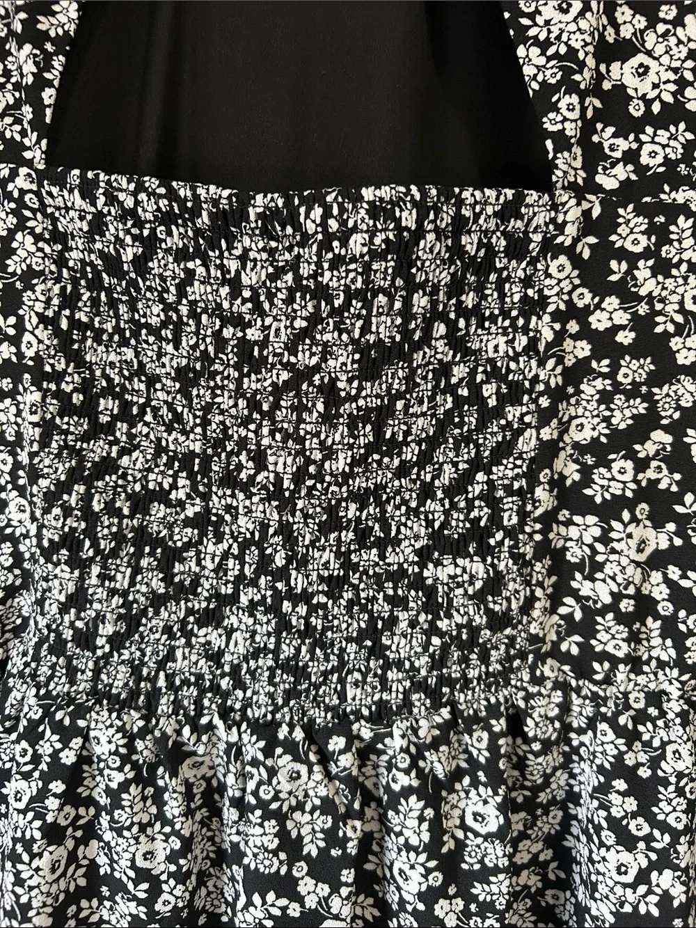 torrid Sz 3X Black White Floral Midi Dress Lined Summer Beach Vacay Chic TC0087